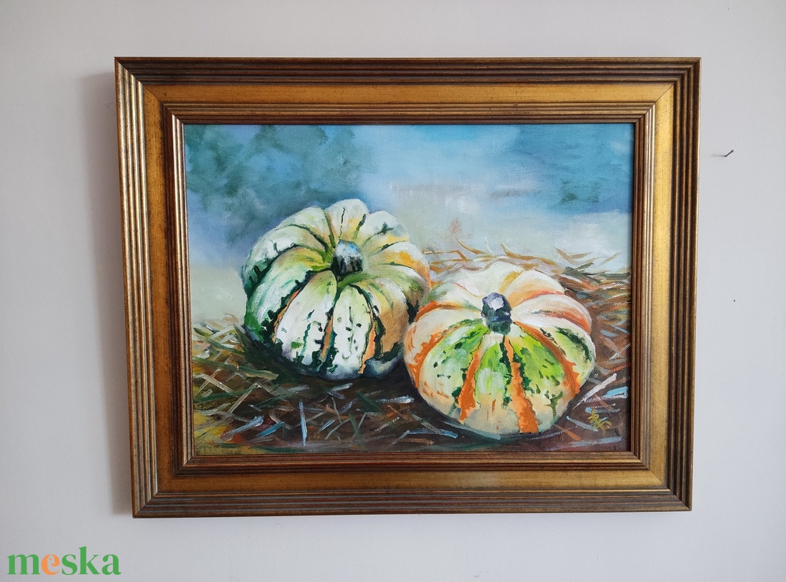 Olajfestmény - Pumpkins - művészet - festmény - olajfestmény - Meska.hu Olajfestmény - Pumpkins - művészet - festmény - olajfestmény - Meska.hu
