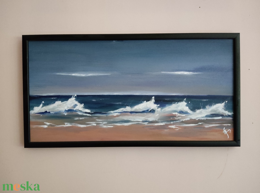 Akril festmény - On The Beach (2017.) - művészet - festmény - akril - Meska.hu