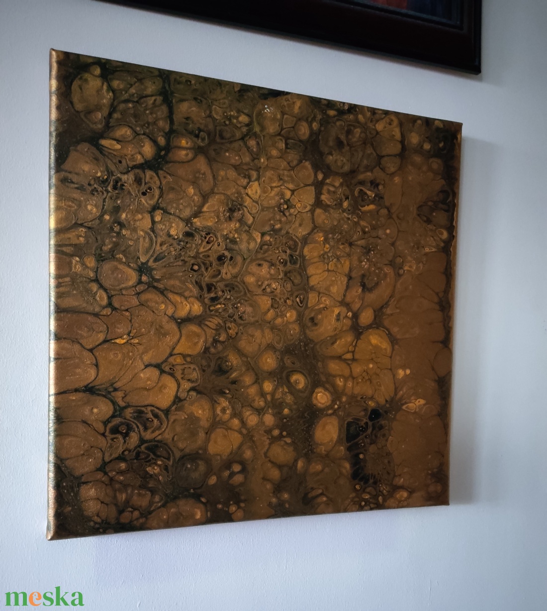 Akril Fluid Art - Kígyóbőr (2022.) Arany - fekete - művészet - festmény - akril - Meska.hu Akril Fluid Art - Kígyóbőr (2022.) Arany - fekete - művészet - festmény - akril - Meska.hu