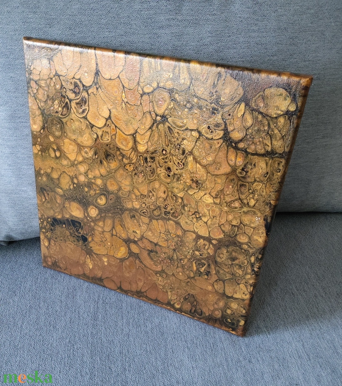 Akril Fluid Art - Kígyóbőr (2022.) Arany - fekete - művészet - festmény - akril - Meska.hu Akril Fluid Art - Kígyóbőr (2022.) Arany - fekete - művészet - festmény - akril - Meska.hu