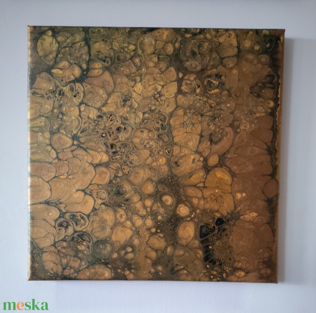 Akril Fluid Art - Kígyóbőr (2022.) Arany - fekete - művészet - festmény - akril - Meska.hu Akril Fluid Art - Kígyóbőr (2022.) Arany - fekete - művészet - festmény - akril - Meska.hu