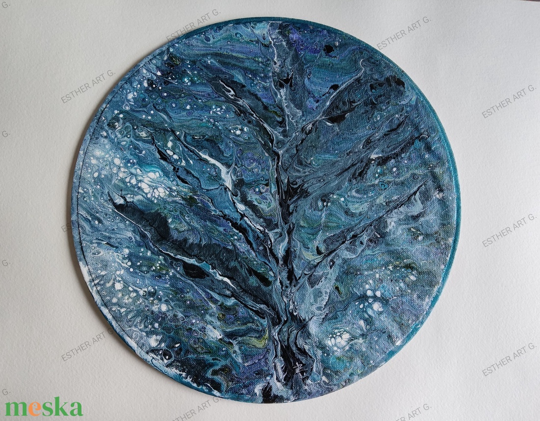 Akril Fluid Art - Életfa (2023.) - művészet - festmény - akril - Meska.hu Akril Fluid Art - Életfa (2023.) - művészet - festmény - akril - Meska.hu