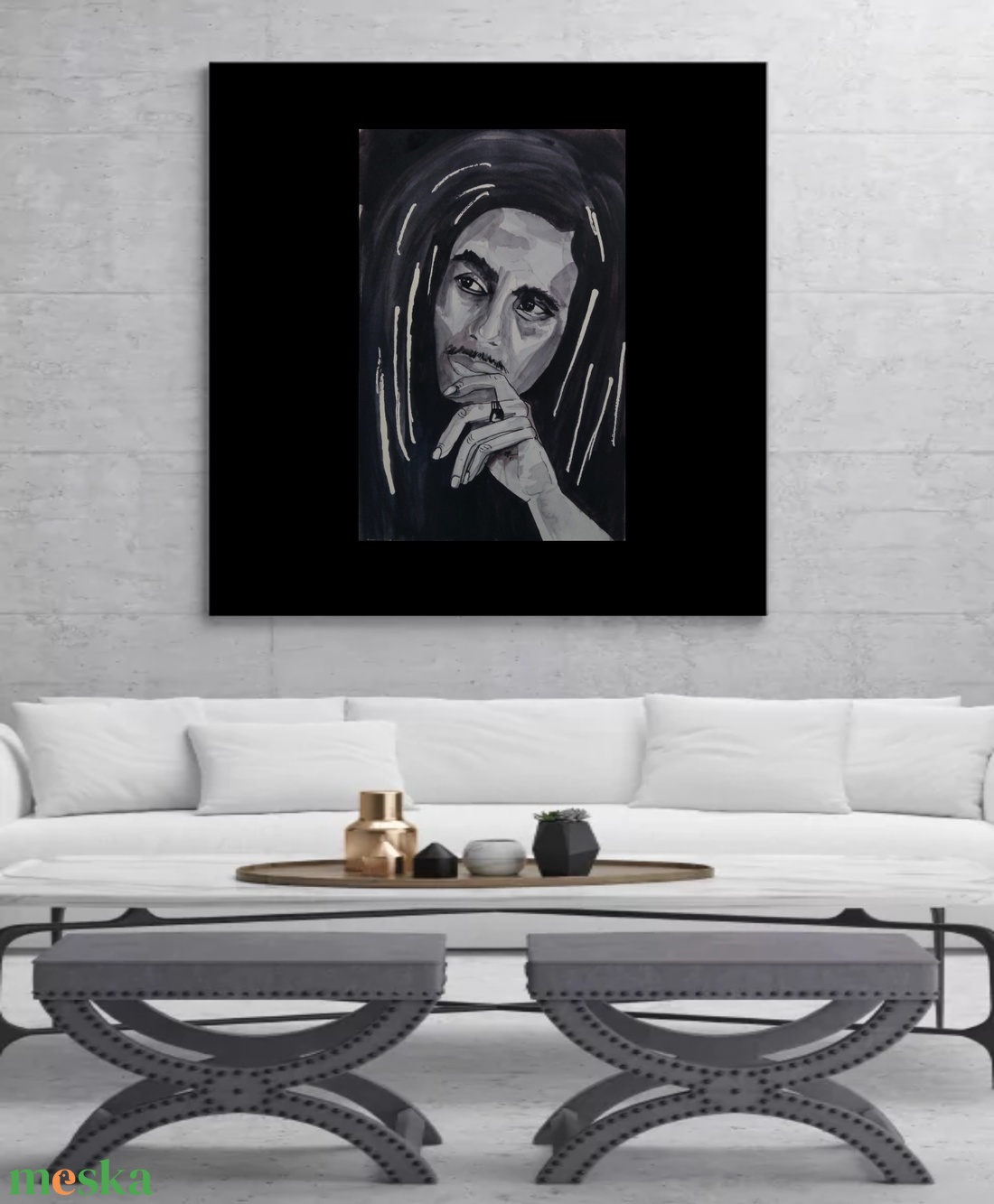 Akvarell - Bob Marley (2022.) - művészet - festmény - akvarell - Meska.hu Akvarell - Bob Marley (2022.) - művészet - festmény - akvarell - Meska.hu