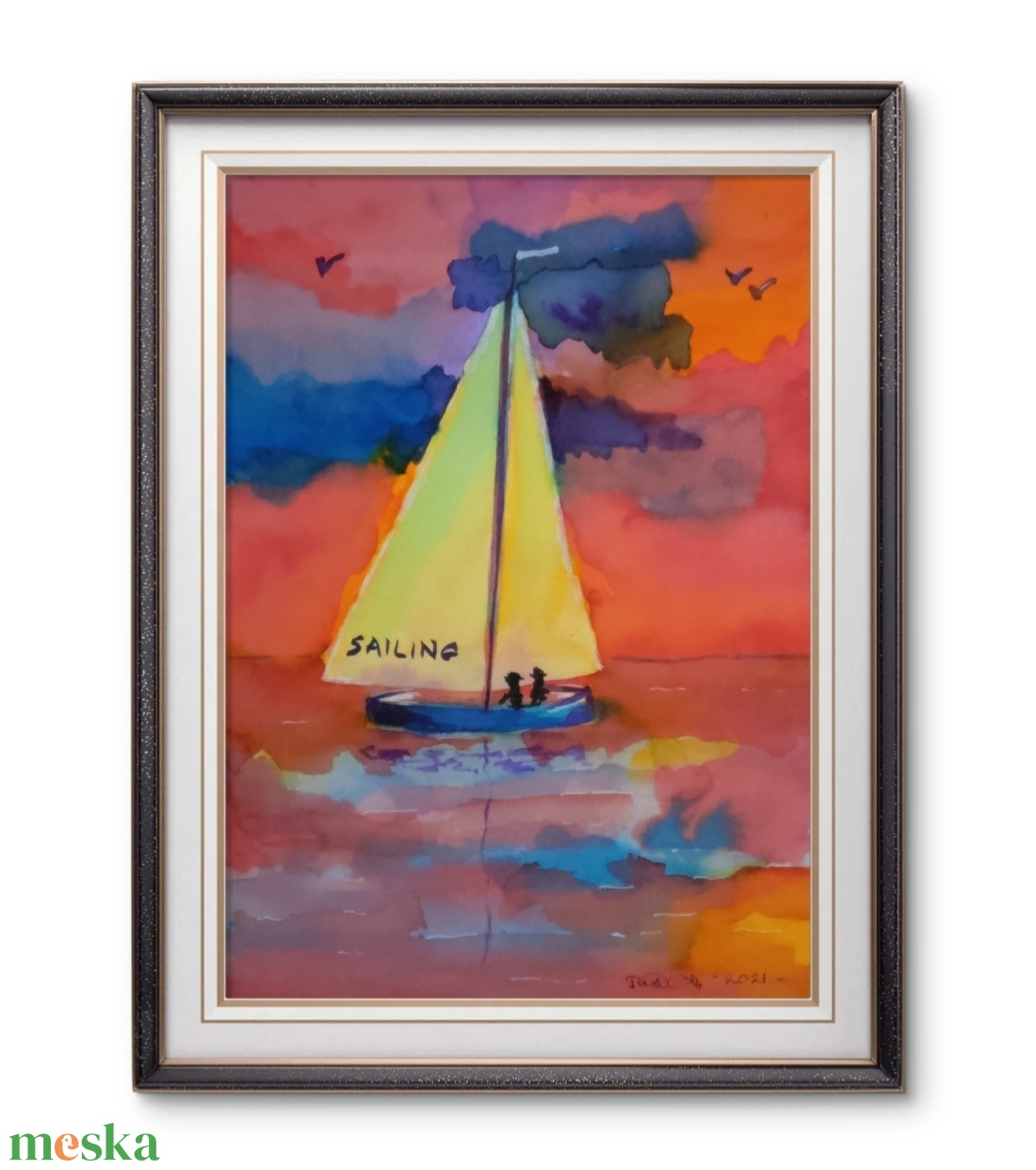 Akvarell - Sailing (2021.) - művészet - festmény - akvarell - Meska.hu Akvarell - Sailing (2021.) - művészet - festmény - akvarell - Meska.hu