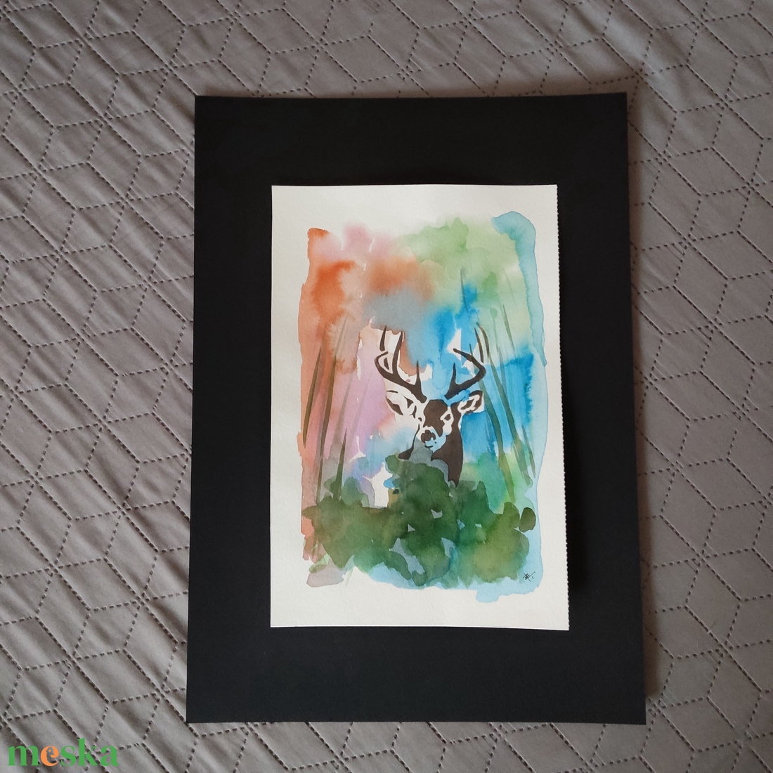 Akvarell - Az erdő őre (2025.) - művészet - festmény - akvarell - Meska.hu Akvarell - Az erdő őre (2025.) - művészet - festmény - akvarell - Meska.hu