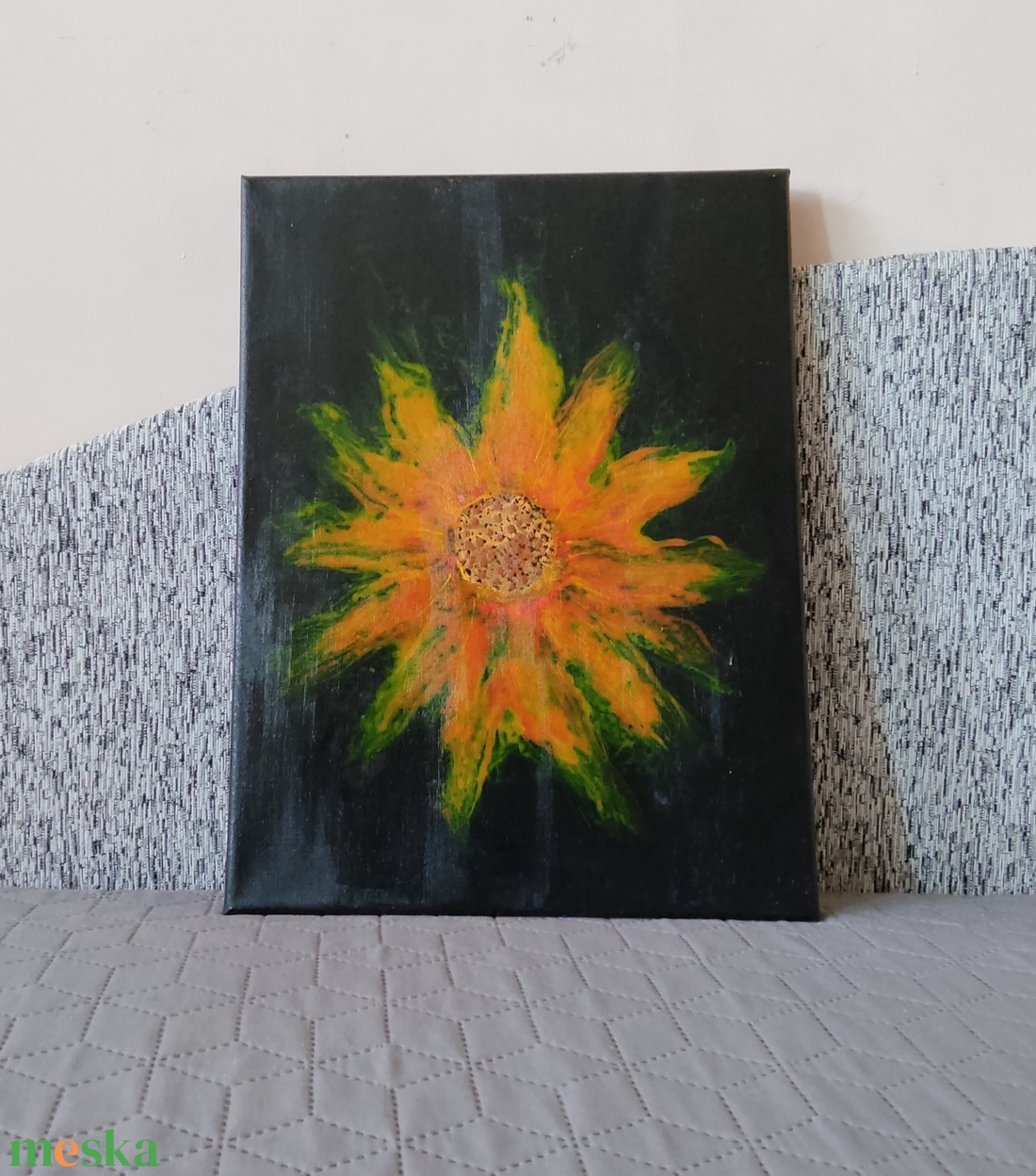 Akril Fluid Art - Napraforgó (2022.) - művészet - festmény - akril - Meska.hu Akril Fluid Art - Napraforgó (2022.) - művészet - festmény - akril - Meska.hu