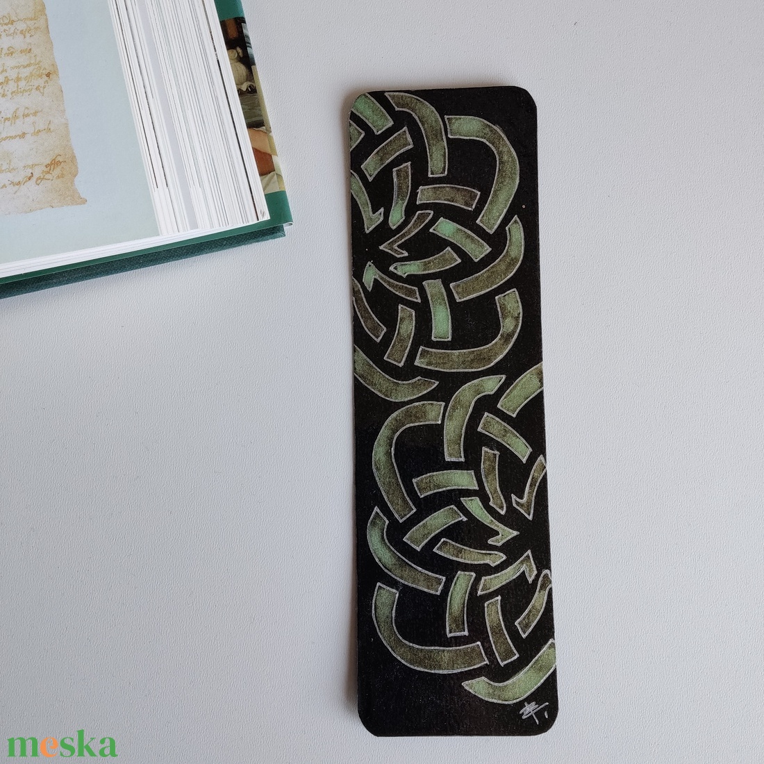 Akvarell - Könyvjelző Zentangle (2025.) - művészet - festmény - akvarell - Meska.hu Akvarell - Könyvjelző Zentangle (2025.) - művészet - festmény - akvarell - Meska.hu