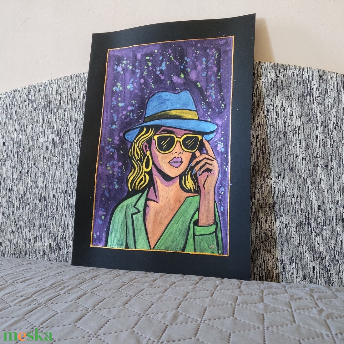 Akvarell festmény - PopArt (2025.) - művészet - festmény - akvarell - Meska.hu Akvarell festmény - PopArt (2025.) - művészet - festmény - akvarell - Meska.hu