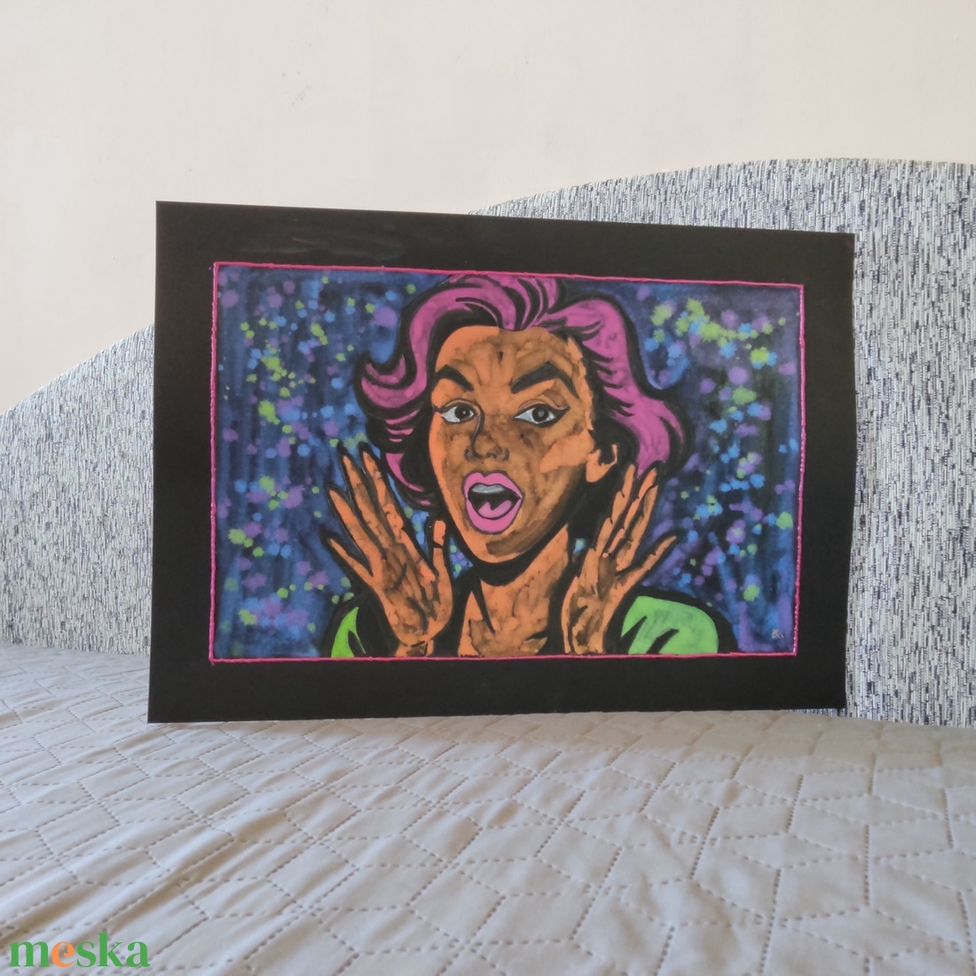 Akvarell festmény - PopArt (2025.) - művészet - festmény - akvarell - Meska.hu Akvarell festmény - PopArt (2025.) - művészet - festmény - akvarell - Meska.hu