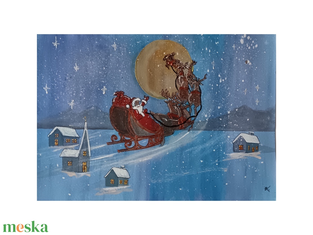 Akril, akvarell festmény - (2025.) - művészet - festmény - festmény vegyes technika - Meska.hu