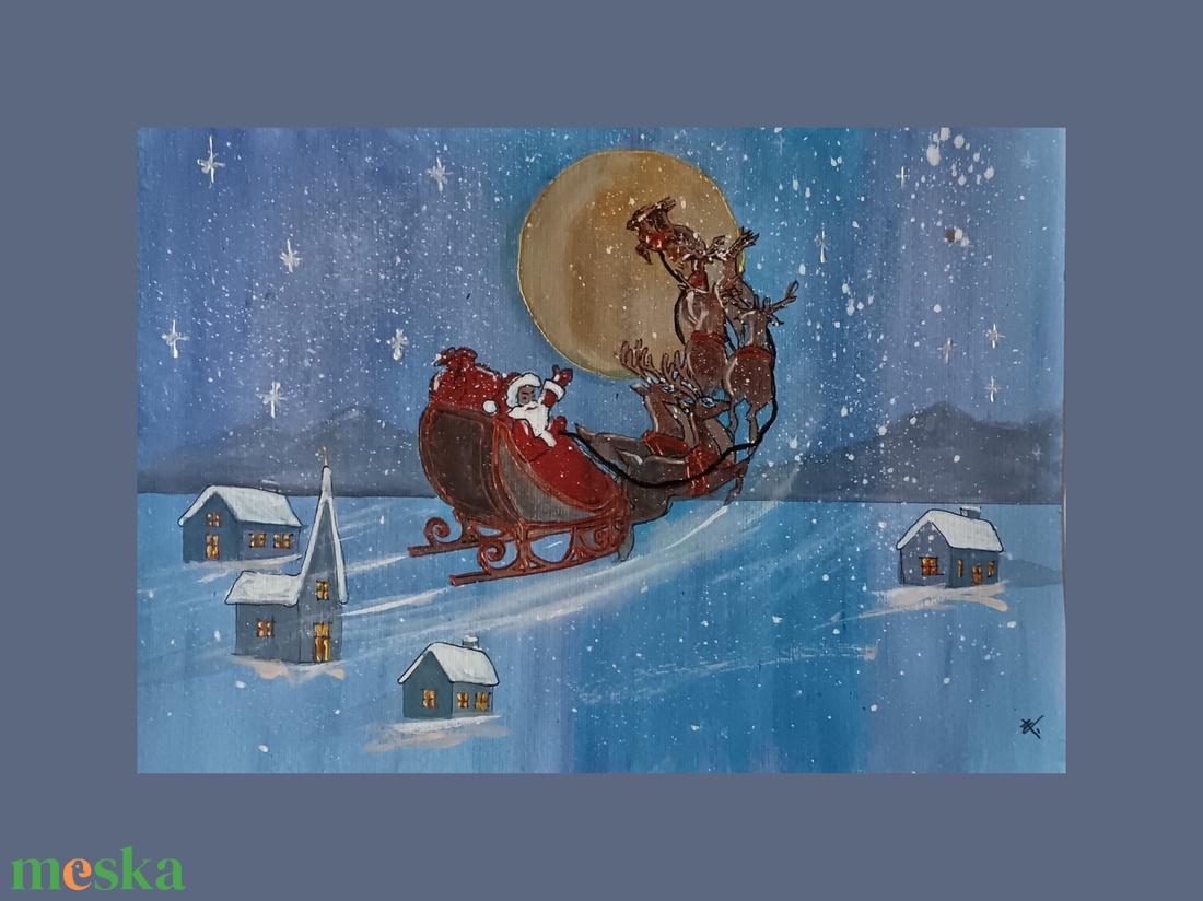 Akril, akvarell festmény - (2025.) - művészet - festmény - festmény vegyes technika - Meska.hu