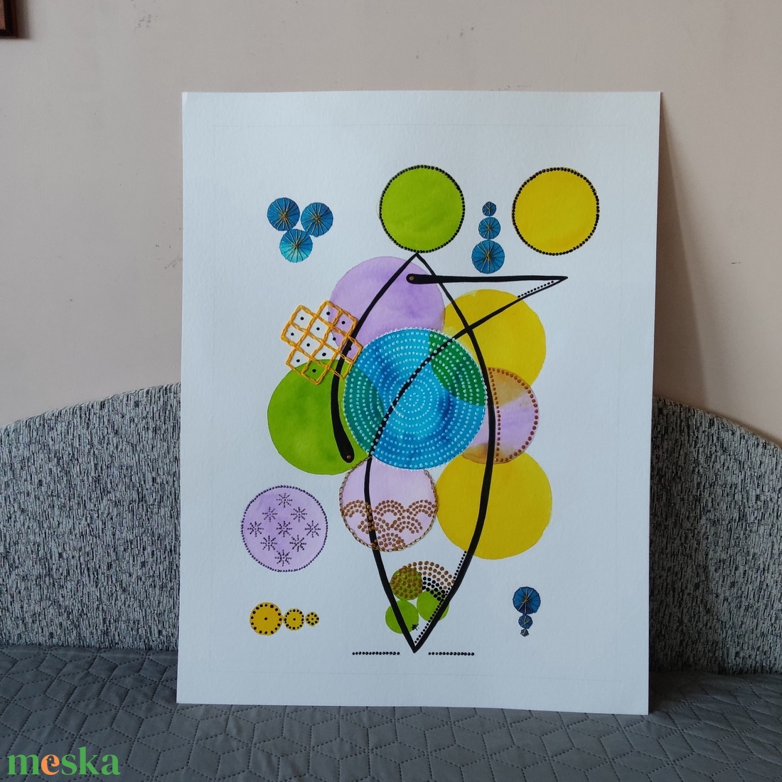 Akvarell - Lélektér - Kapcsolódás (2025.) - művészet - festmény - akvarell - Meska.hu