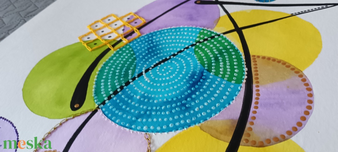 Akvarell - Lélektér - Kapcsolódás (2025.) - művészet - festmény - akvarell - Meska.hu