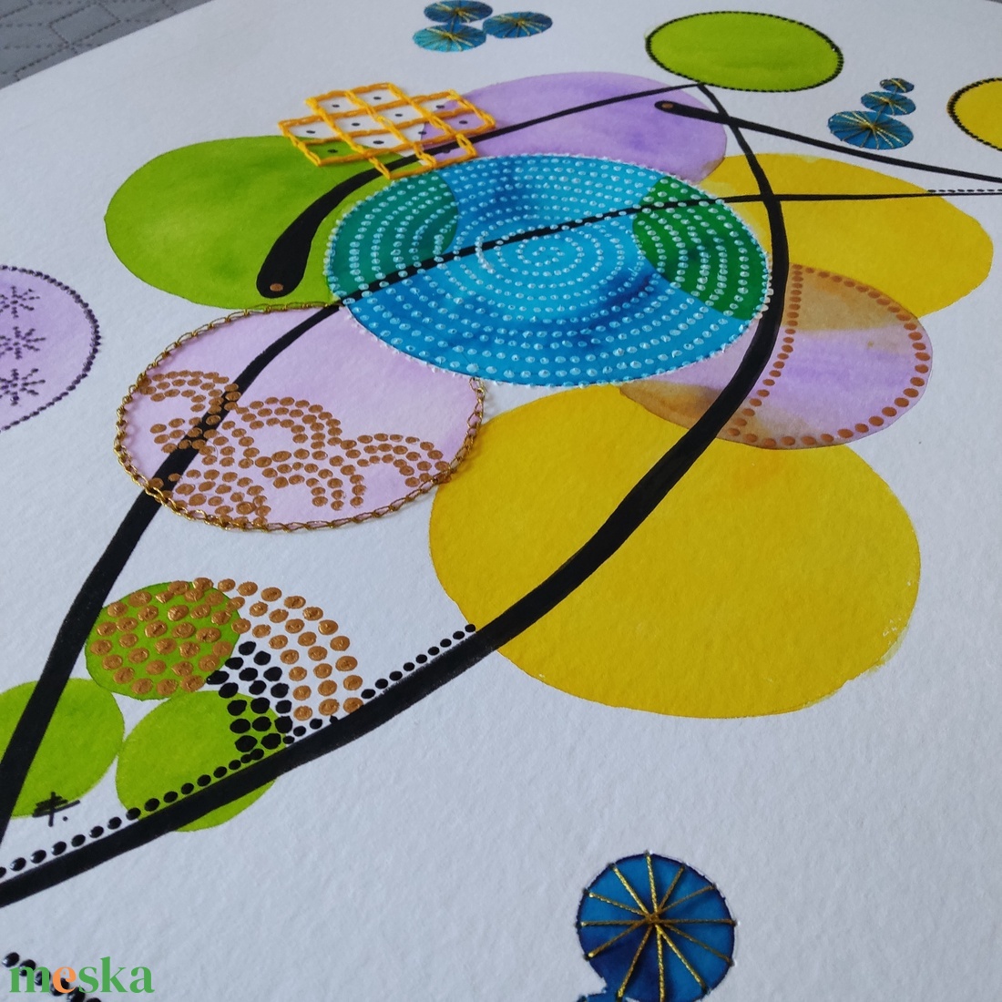 Akvarell - Lélektér - Kapcsolódás (2025.) - művészet - festmény - akvarell - Meska.hu