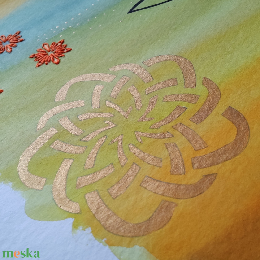 Akvarell - Lélektér - Emelkedés (2025.) - művészet - festmény - akvarell - Meska.hu