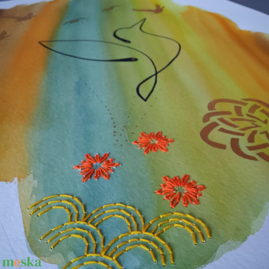 Akvarell - Lélektér - Emelkedés (2025.) - művészet - festmény - akvarell - Meska.hu