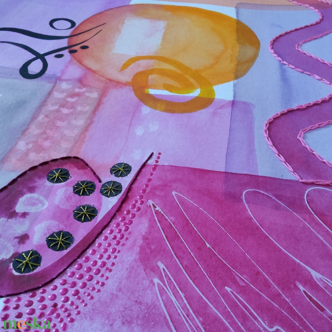 Akvarell - Lélektér - Belső fény (2025.) - művészet - festmény - akvarell - Meska.hu