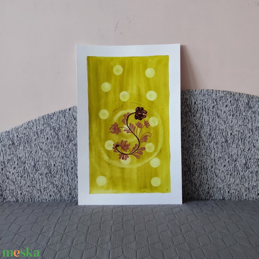 Akvarell - Népi ornamentika - Hungarian folk art 2. (2026.) - művészet - festmény - akvarell - Meska.hu