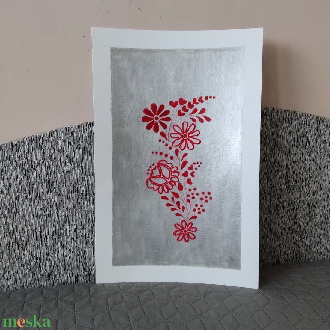 Akvarell - Népi ornamentika - Hungarian folk art 5. (2026.) - művészet - festmény - akvarell - Meska.hu