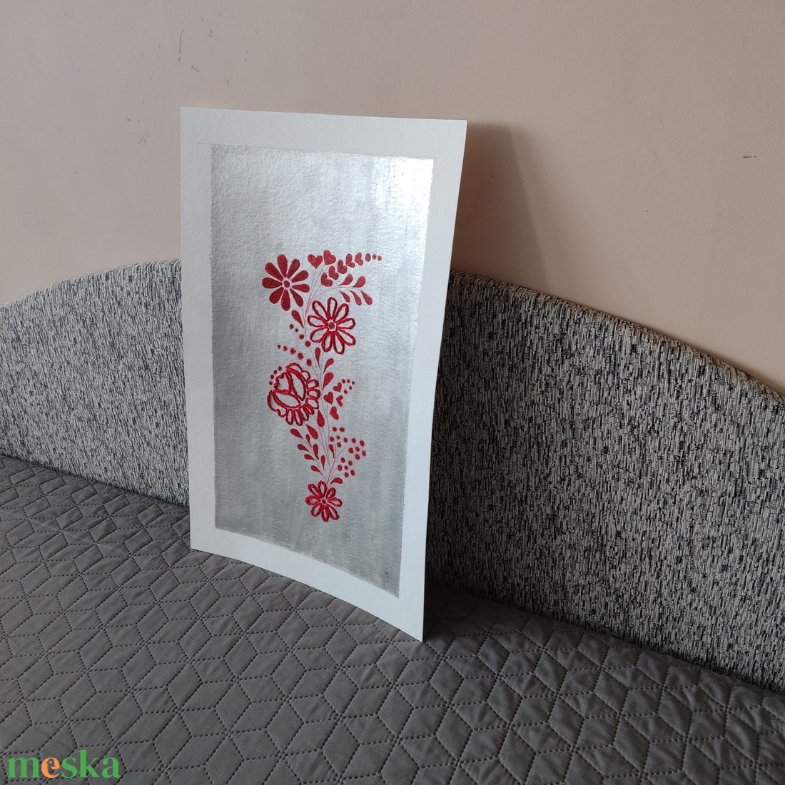 Akvarell - Népi ornamentika - Hungarian folk art 5. (2026.) - művészet - festmény - akvarell - Meska.hu