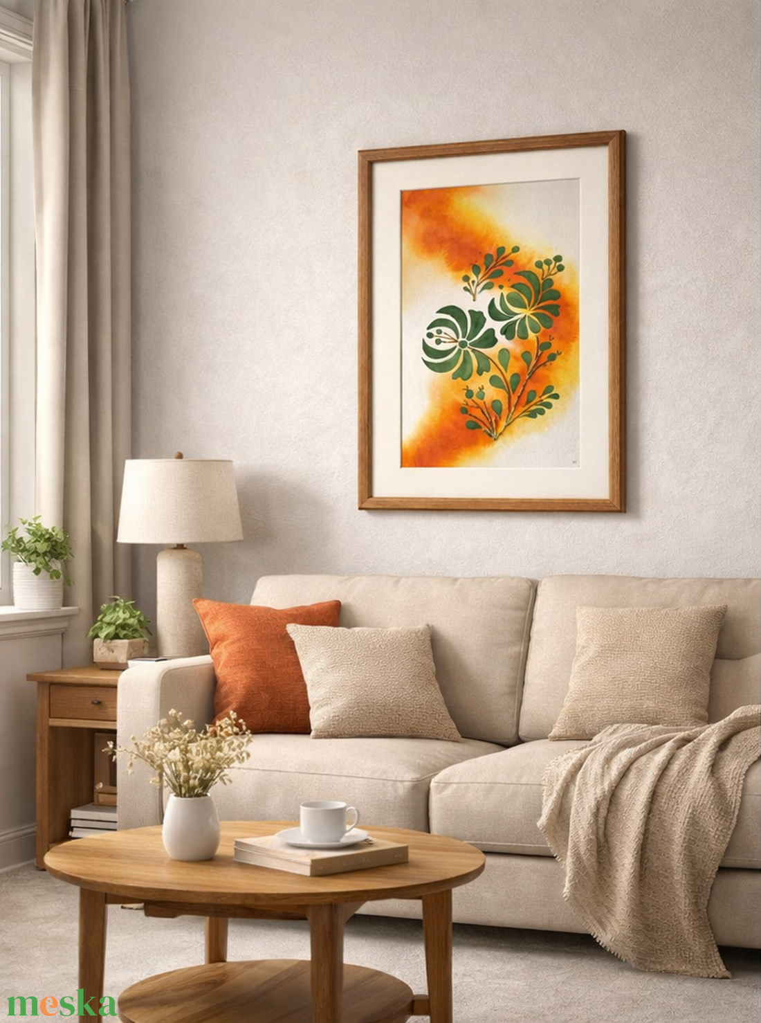 Akvarell - Népi ornamentika - Hungarian folk art 11. (2026.) - művészet - festmény - akvarell - Meska.hu