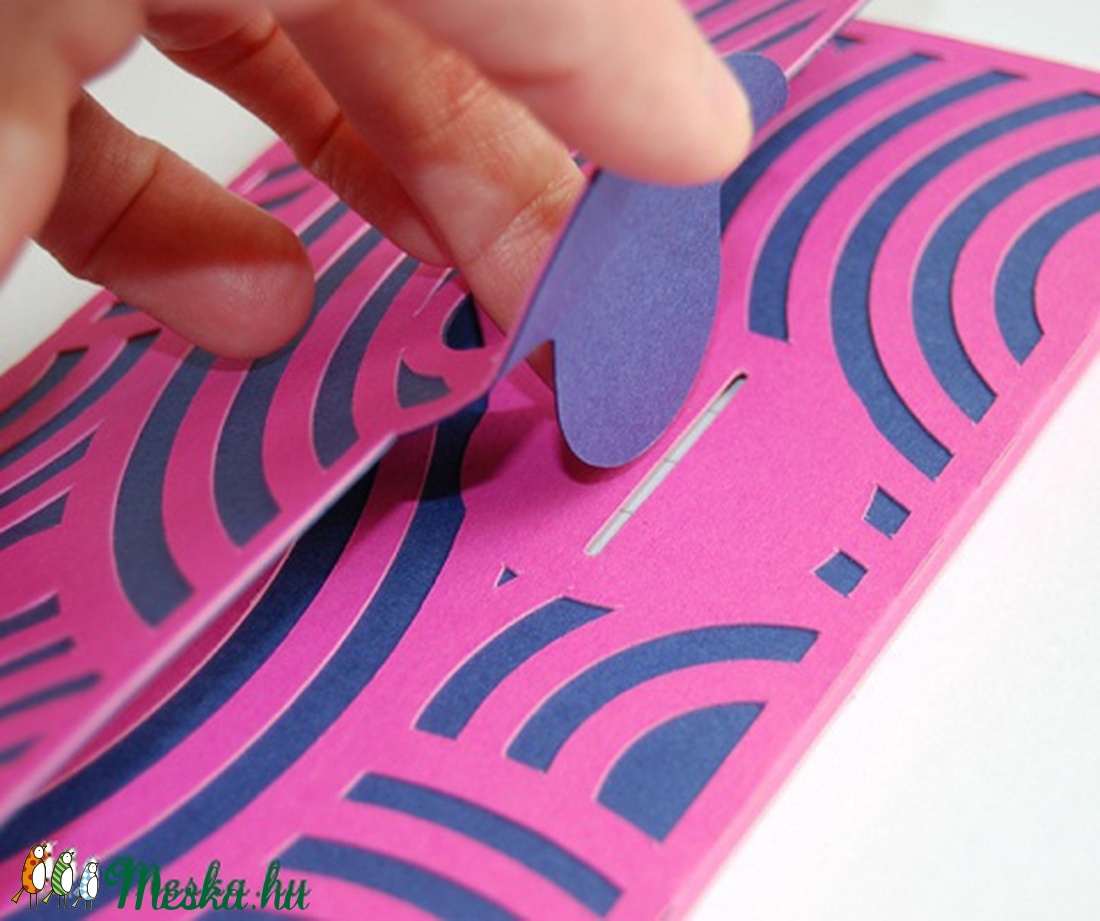Pink körös notesz -  - Meska.hu