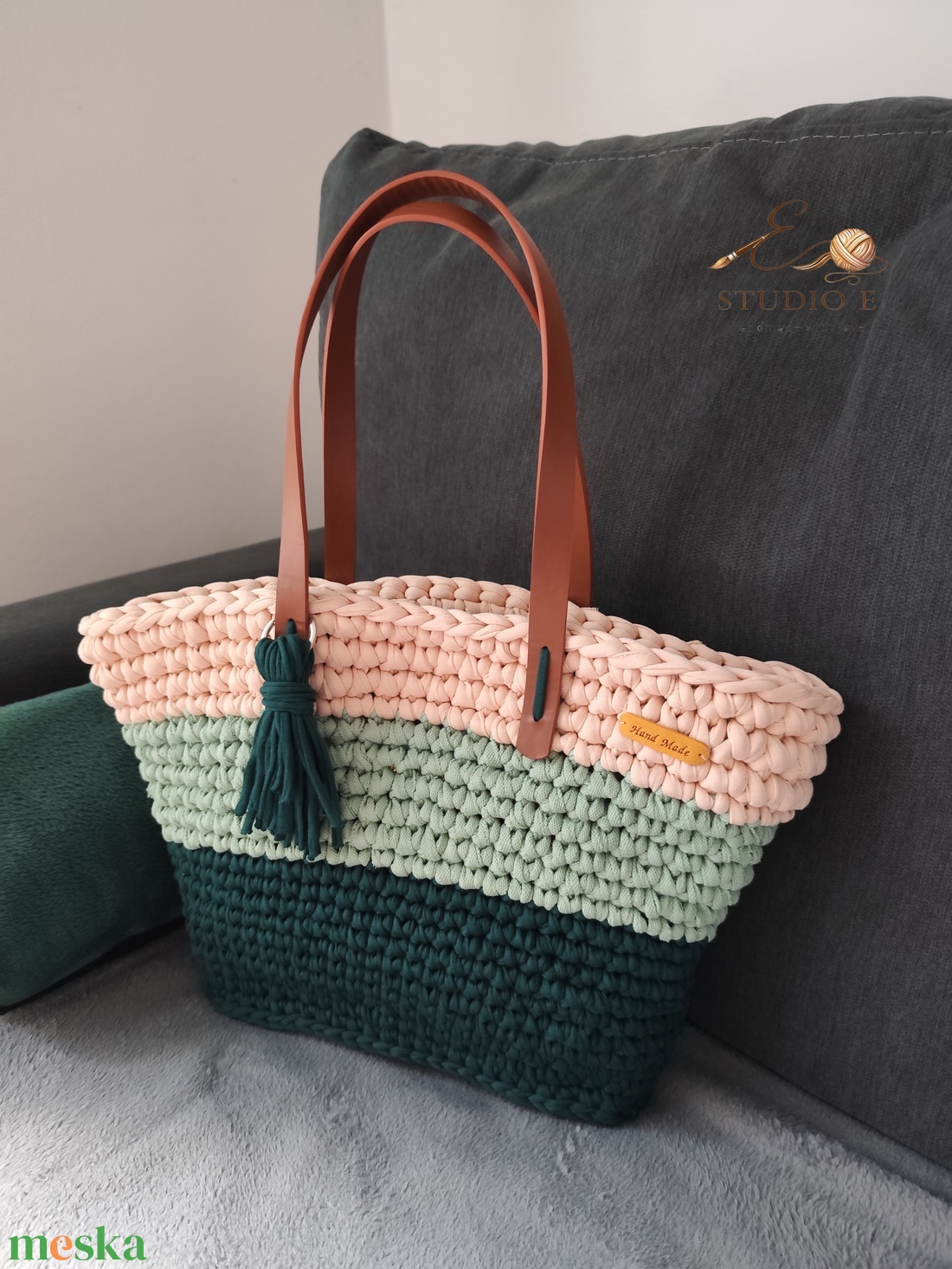 Horgolt táska - táska & tok - kézitáska & válltáska - alkalmi táska - Meska.hu