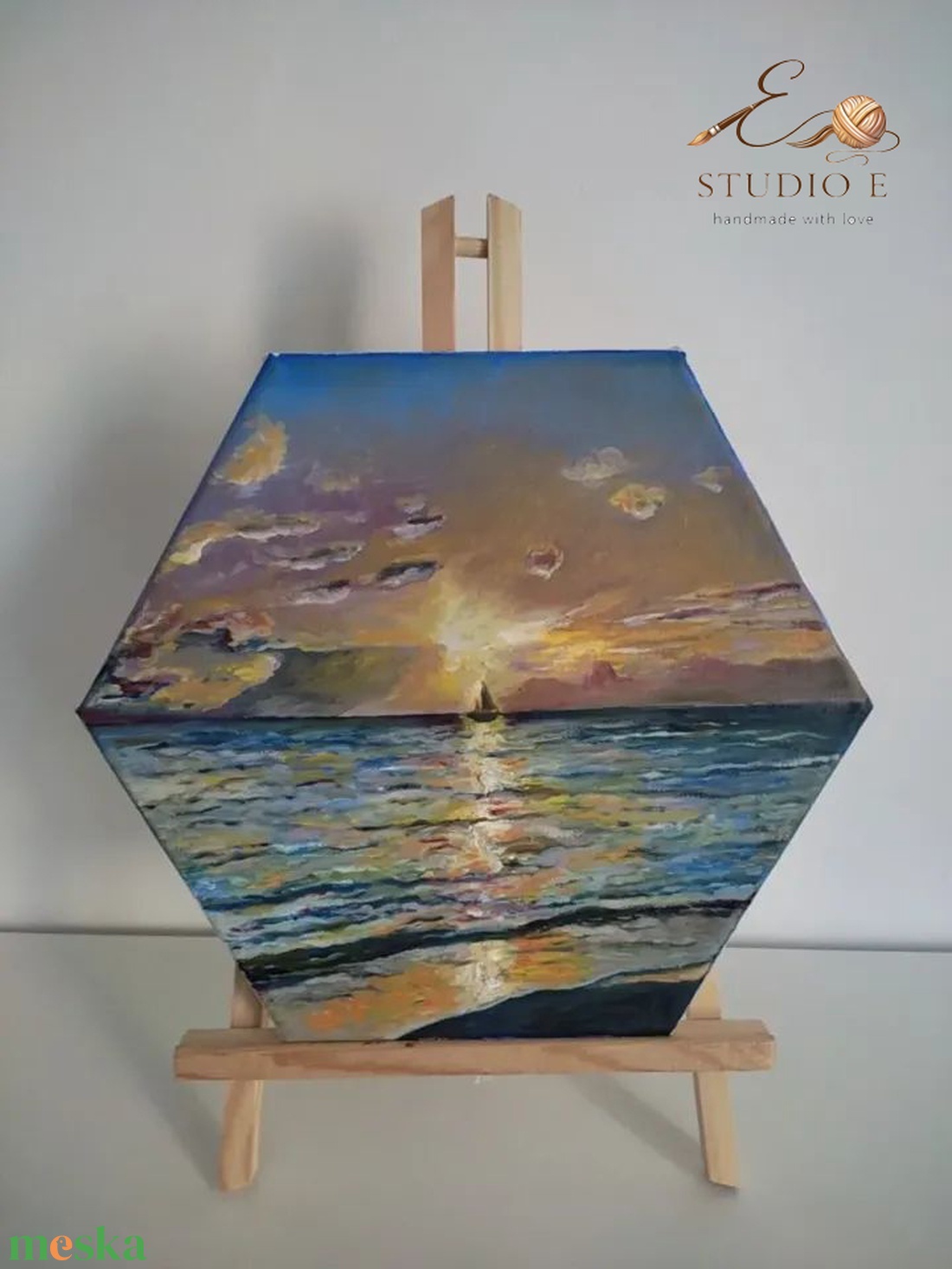 Athéni látkép - művészet - festmény - olajfestmény - Meska.hu