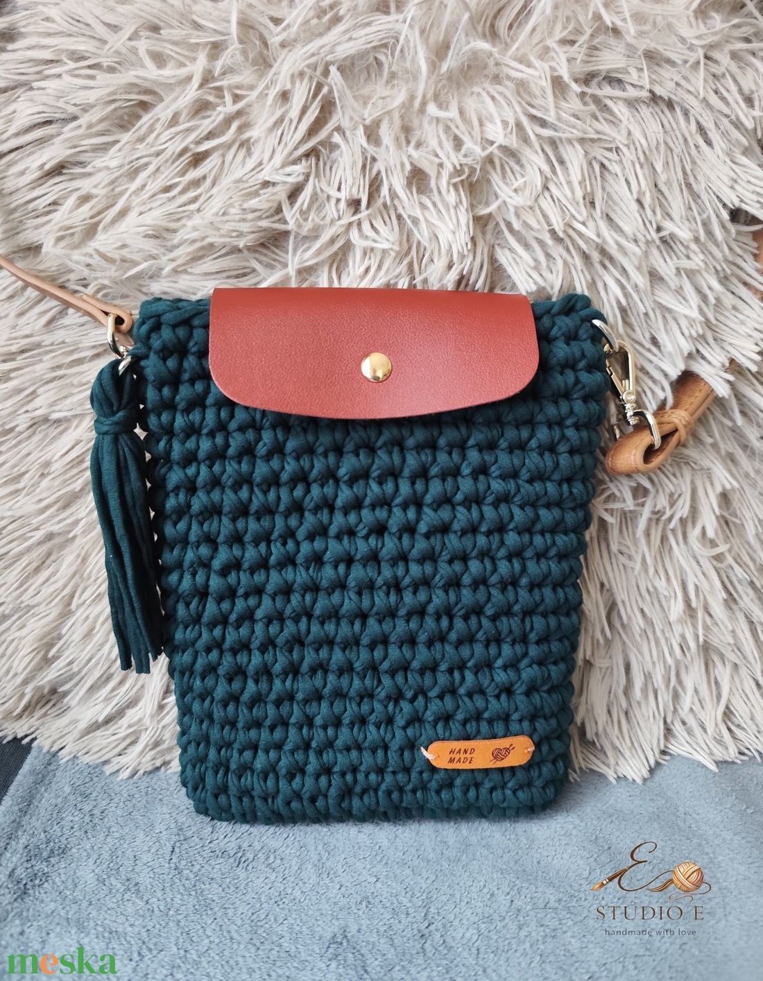 Horgolt kistáska. - táska & tok - kézitáska & válltáska - kézitáska - Meska.hu