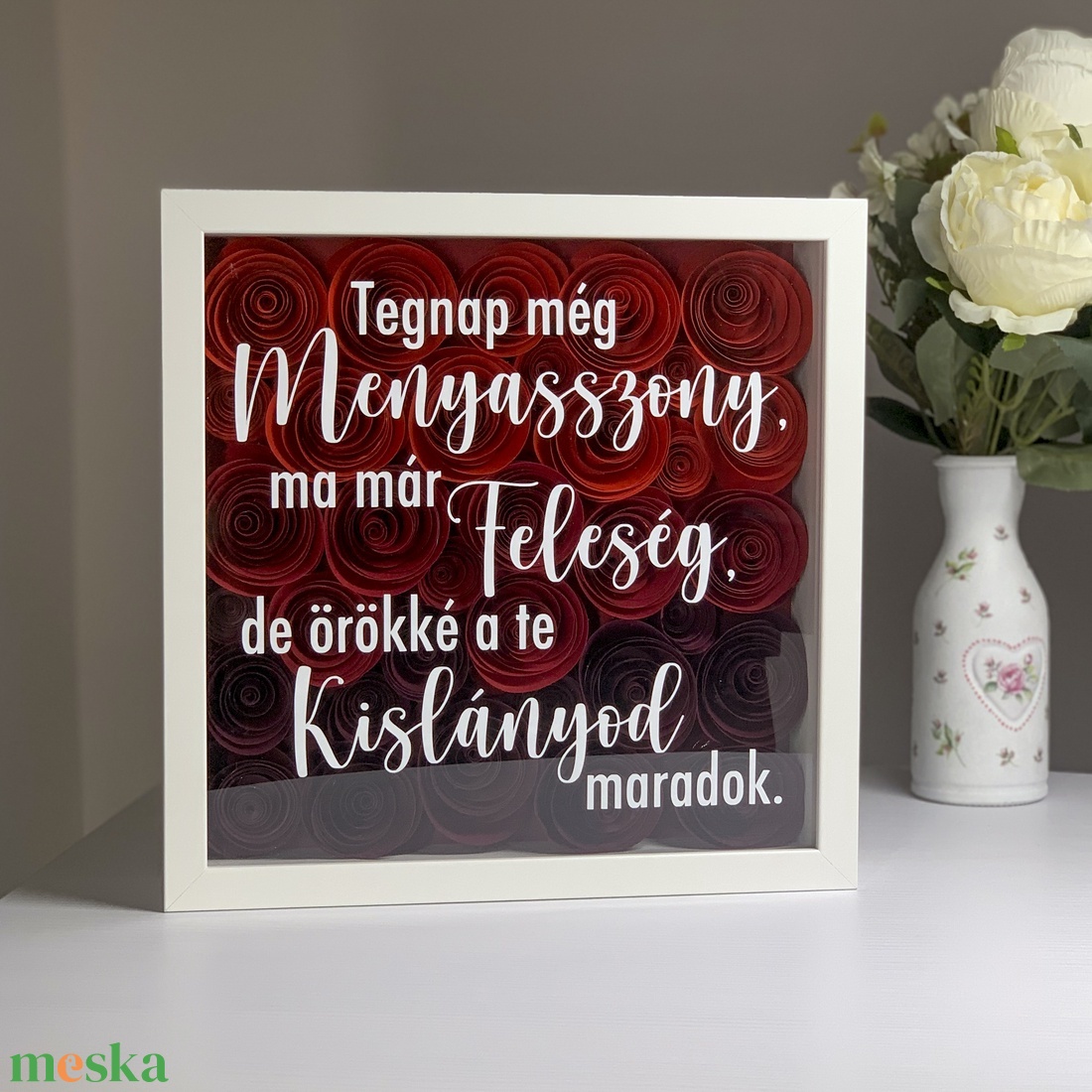 Szülőköszöntő képkeret esküvőre - piros-bordó - esküvő - emlék & ajándék - szülőköszöntő ajándék - Meska.hu Szülőköszöntő képkeret esküvőre - piros-bordó - esküvő - emlék & ajándék - szülőköszöntő ajándék - Meska.hu