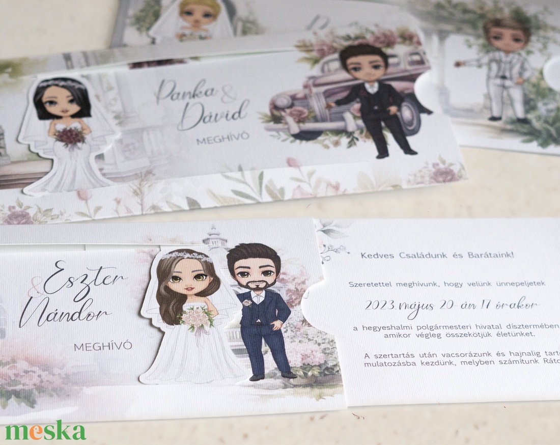 Rózsaszín kihúzható esküvői meghívó - esküvő - meghívó & kártya - meghívó - Meska.hu Rózsaszín kihúzható esküvői meghívó - esküvő - meghívó & kártya - meghívó - Meska.hu