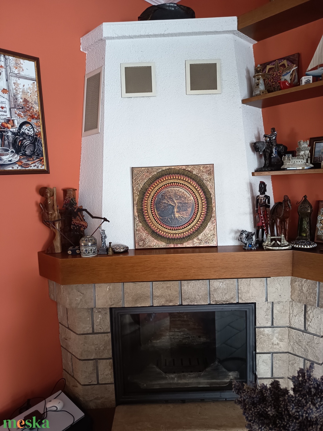 Őszi életfa - művészet - festmény - festmény vegyes technika - Meska.hu