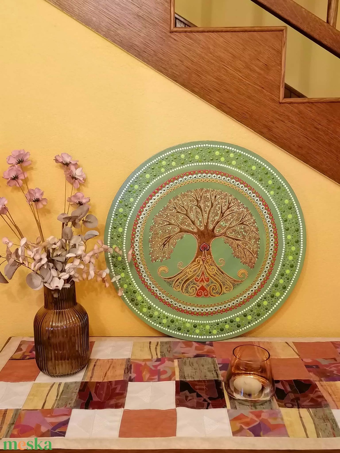 Kikeleti életfa - művészet - festmény - akril - Meska.hu