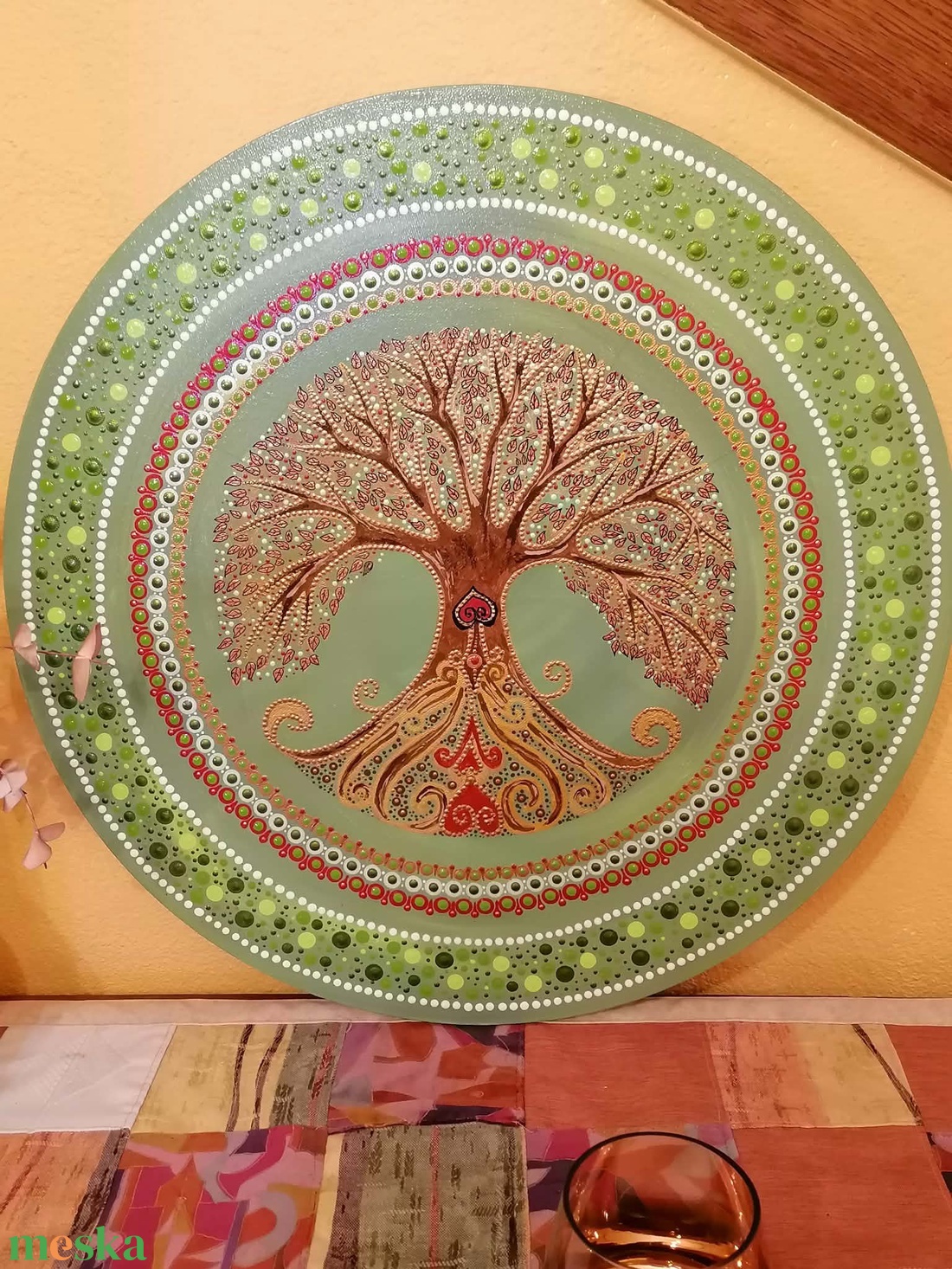 Kikeleti életfa - művészet - festmény - akril - Meska.hu