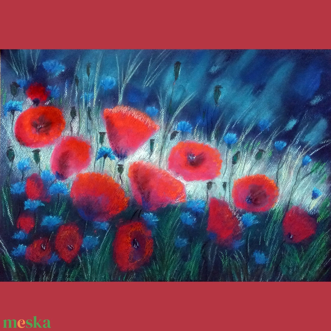 Álompár - művészet - festmény - pasztell - Meska.hu