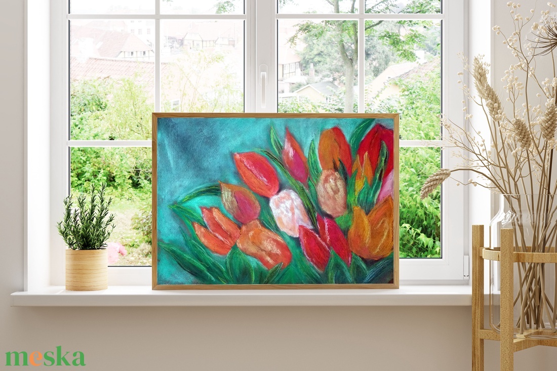 Csokor - művészet - festmény - pasztell - Meska.hu