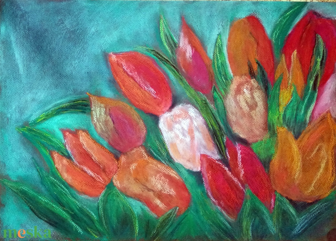 Csokor - művészet - festmény - pasztell - Meska.hu