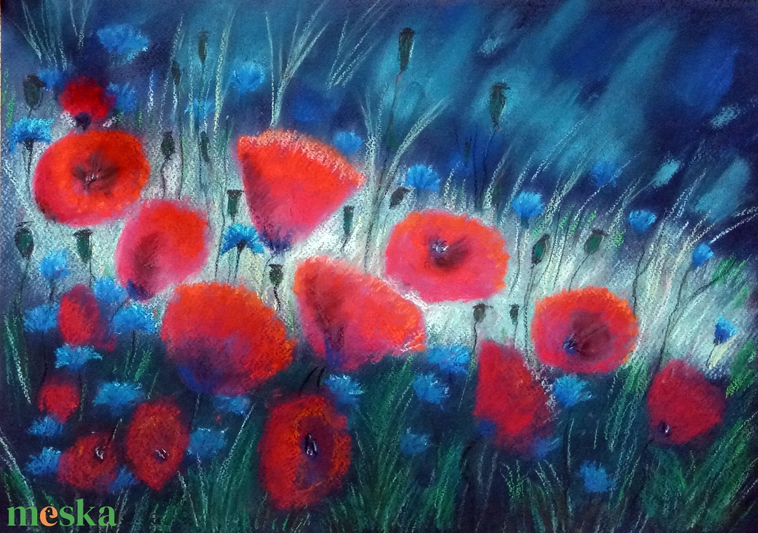 Álompár - művészet - festmény - pasztell - Meska.hu