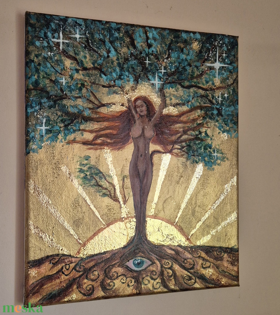 Az élet fénye - akril, vegyes technika festmény - művészet - festmény - festmény vegyes technika - Meska.hu Az élet fénye - akril, vegyes technika festmény - művészet - festmény - festmény vegyes technika - Meska.hu