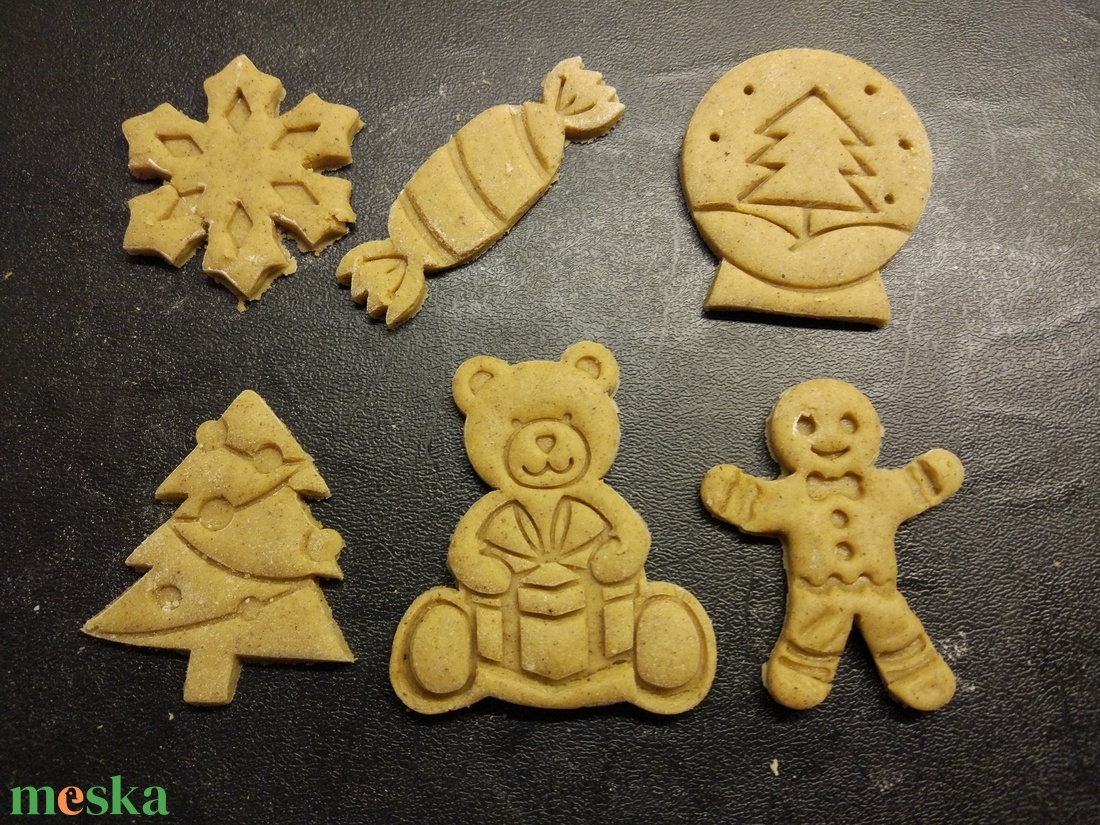 Karácsonyi keksz, sütemény, mézeskalács kiszúró forma szett - otthon & életmód - konyhafelszerelés, tálalás - sütés, főzés - sütikiszúró - Meska.hu