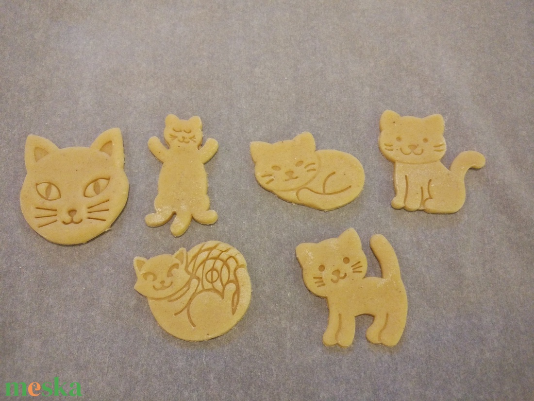 Cica, Cicáskeksz, sütemény kiszúró forma szett - otthon & életmód - konyhafelszerelés, tálalás - sütés, főzés - sütikiszúró - Meska.hu