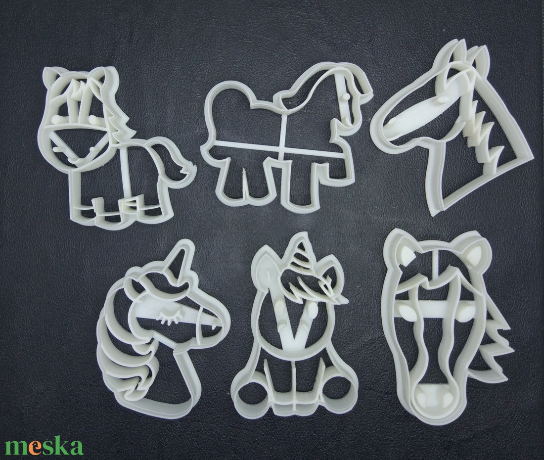 Ló, Lovas keksz, sütemény kiszúró forma szett - otthon & életmód - konyhafelszerelés, tálalás - sütés, főzés - sütikiszúró - Meska.hu