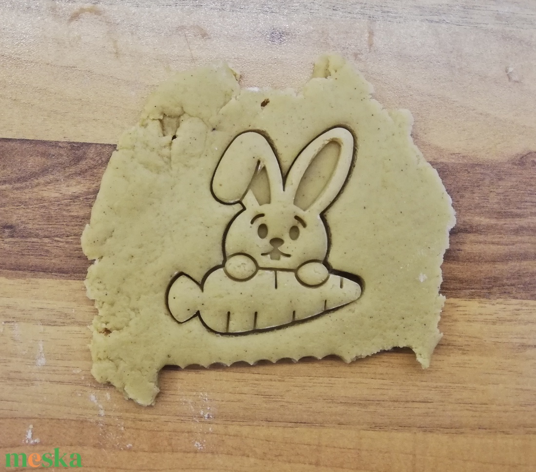 Répás nyuszi - Húsvéti sütemény kiszúró forma - otthon & életmód - konyhafelszerelés, tálalás - sütés, főzés - sütikiszúró - Meska.hu