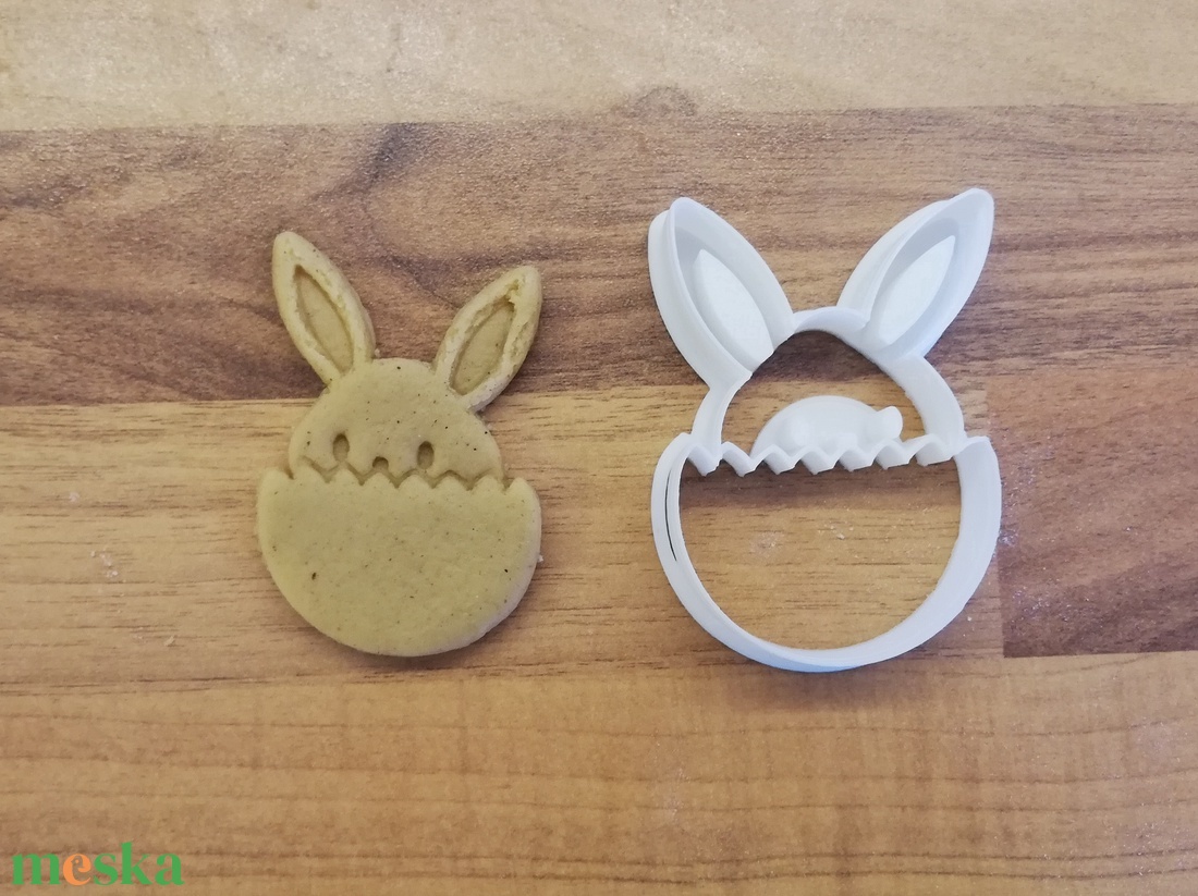 Tojásos nyuszi - Húsvéti sütemény kiszúró forma - otthon & életmód - konyhafelszerelés, tálalás - Meska.hu