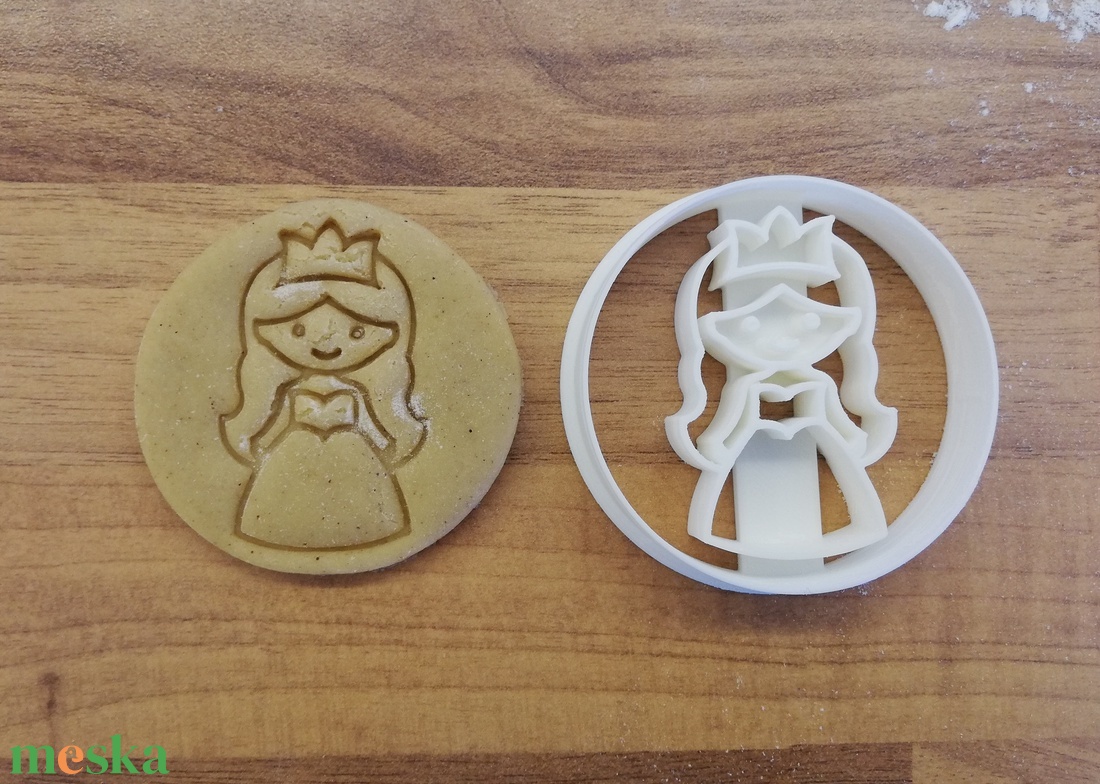 Hercegnős keksz-, mézeskalács-, süti kiszúró forma szettben - otthon & életmód - konyhafelszerelés, tálalás - sütés, főzés - sütikiszúró - Meska.hu
