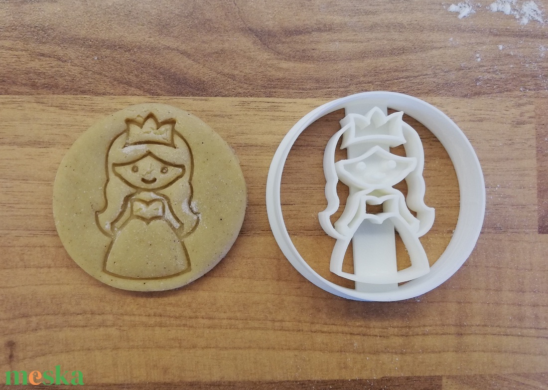 Hercegnős (pecsét) keksz-, mézeskalács-, süti kiszúró forma  - otthon & életmód - konyhafelszerelés, tálalás - Meska.hu