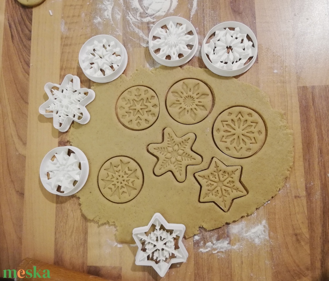 Hópihés keksz, sütemény, mézeskalács kiszúró forma szett - otthon & életmód - konyhafelszerelés, tálalás - sütés, főzés - sütikiszúró - Meska.hu