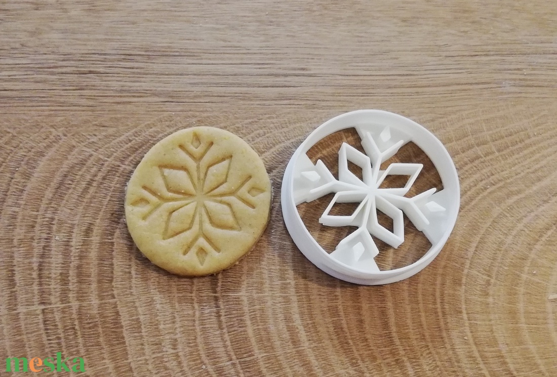 Jégkristály. keksz/mézeskalács kiszúró szett - otthon & életmód - konyhafelszerelés, tálalás - sütés, főzés - sütikiszúró - Meska.hu