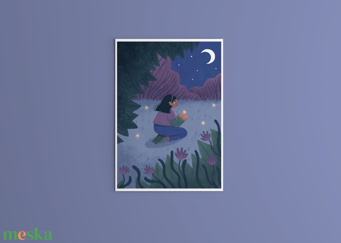 Éjszaka print - művészet - grafika & illusztráció - művészi nyomat - Meska.hu Éjszaka print - művészet - grafika & illusztráció - művészi nyomat - Meska.hu