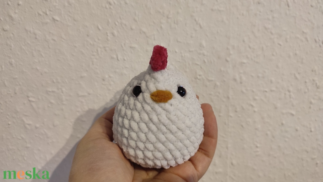 Pihe puha horgolt plüss tyúk  - játék & sport - plüssállat & játékfigura - más figura - Meska.hu